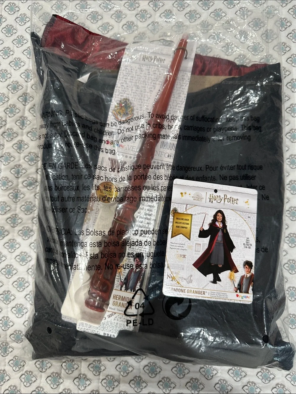 Hermione Costume and Wand